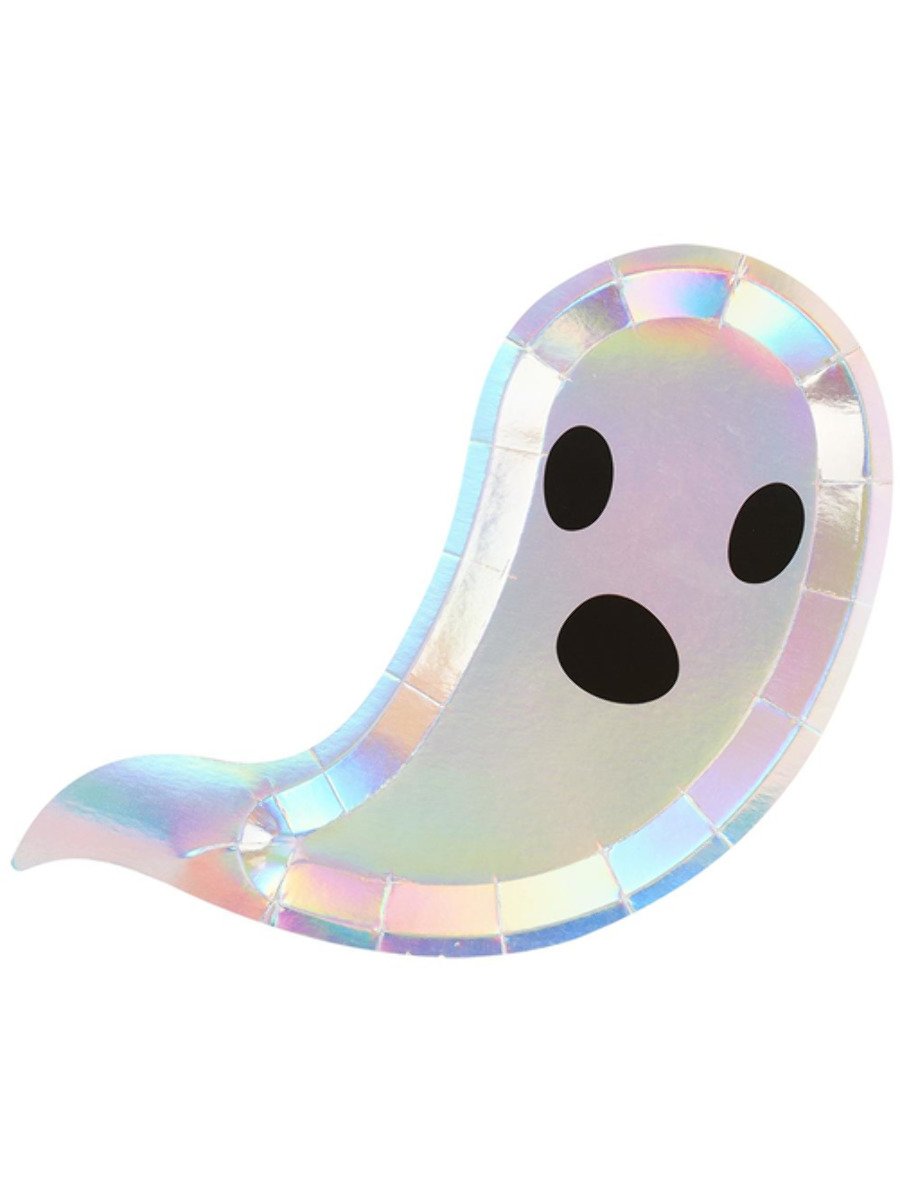 Halloween Tableware, Ghost Plates x8