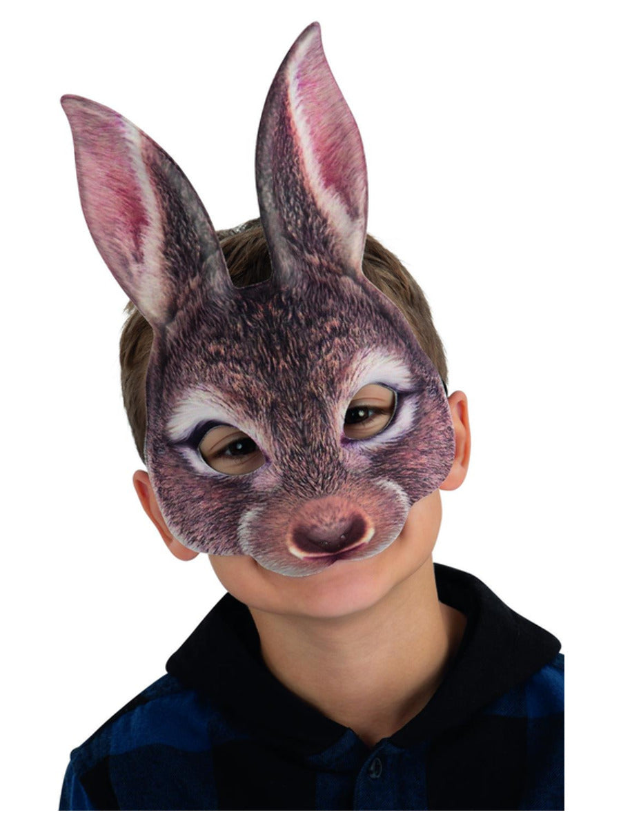 Kids Brown Rabbit Mask