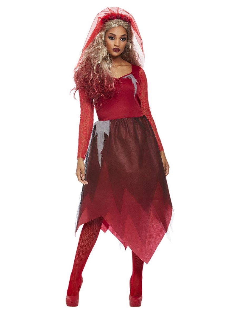 Graveyard Bride Costume, Red