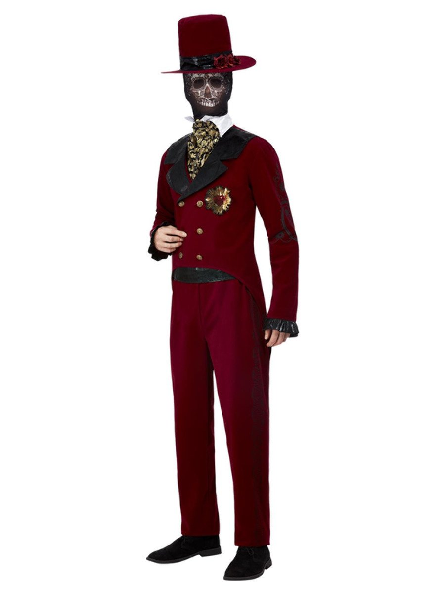 Deluxe DOTD Sacred Heart Groom Costume, Burgundy