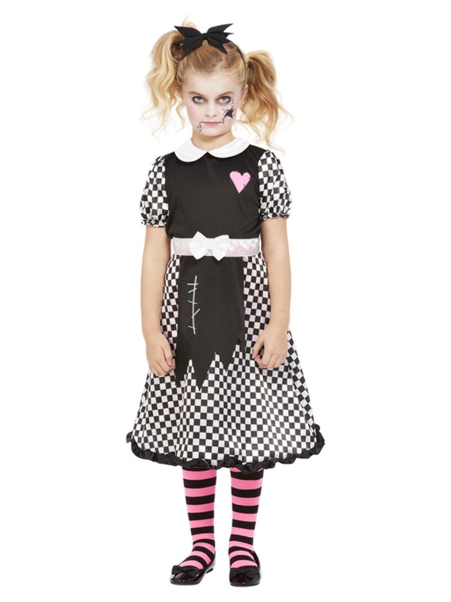 Girls Broken Doll Costume