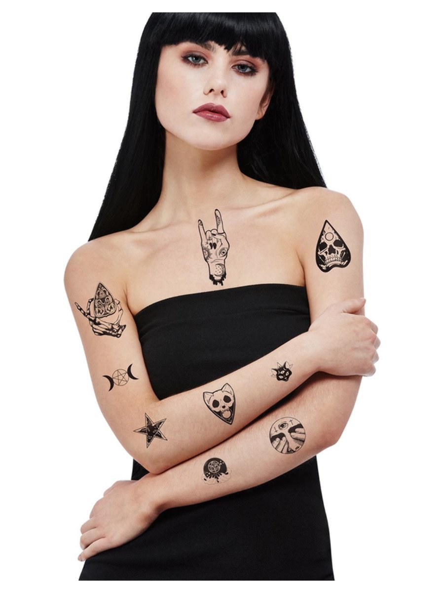 Smiffys Make-Up FX, Whimsical Tattoo Transfers