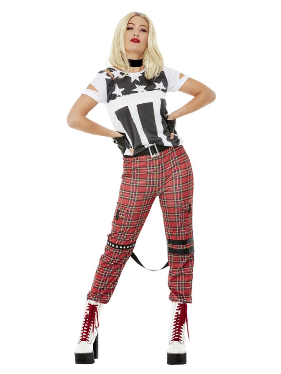 Womens 90s Punk Rocker Costume Alt1