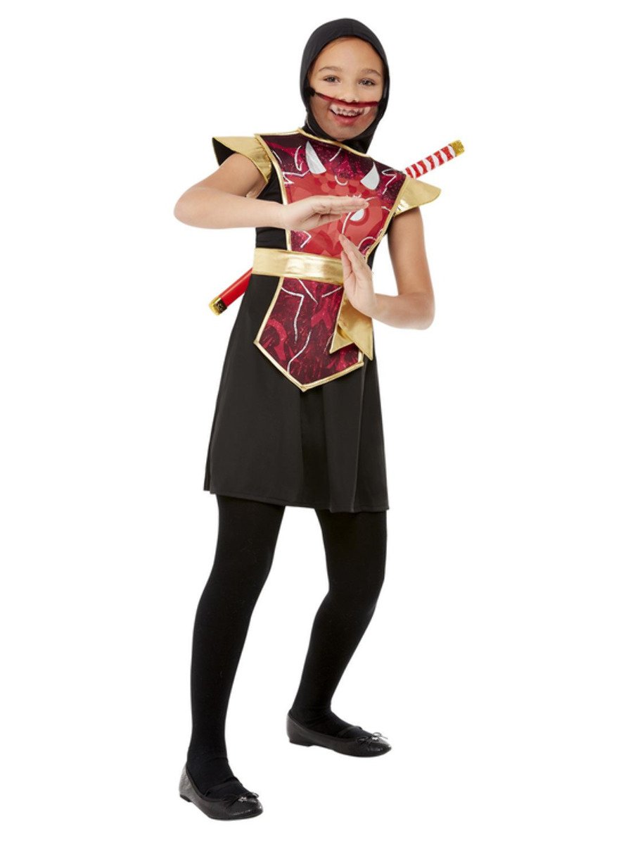Girls Ninja Warrior Costume Alt1