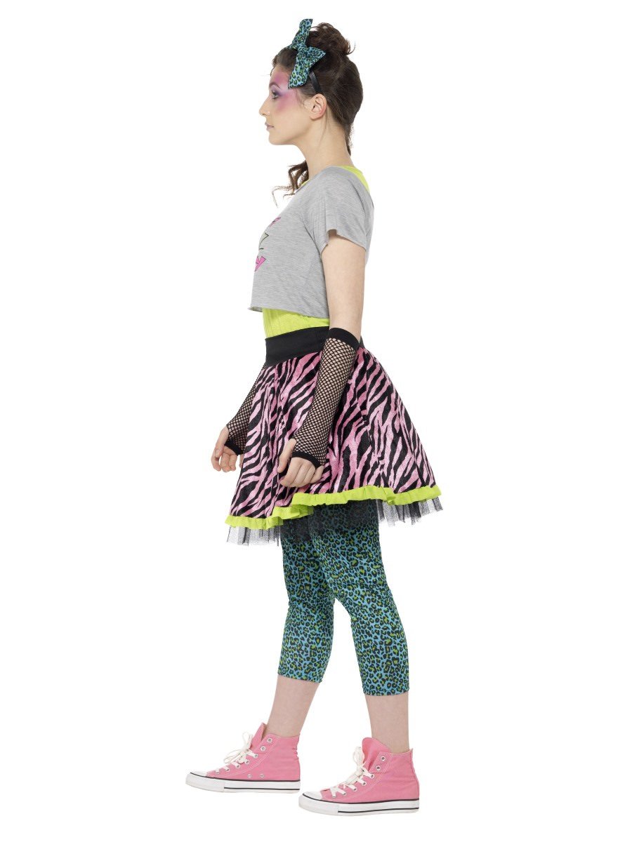 80s Wild Child Costume, Multi-Coloured Alternative View 1.jpg