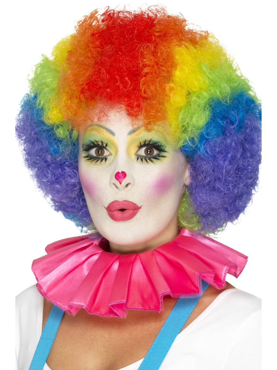 Clown Neck Ruffle, Pink