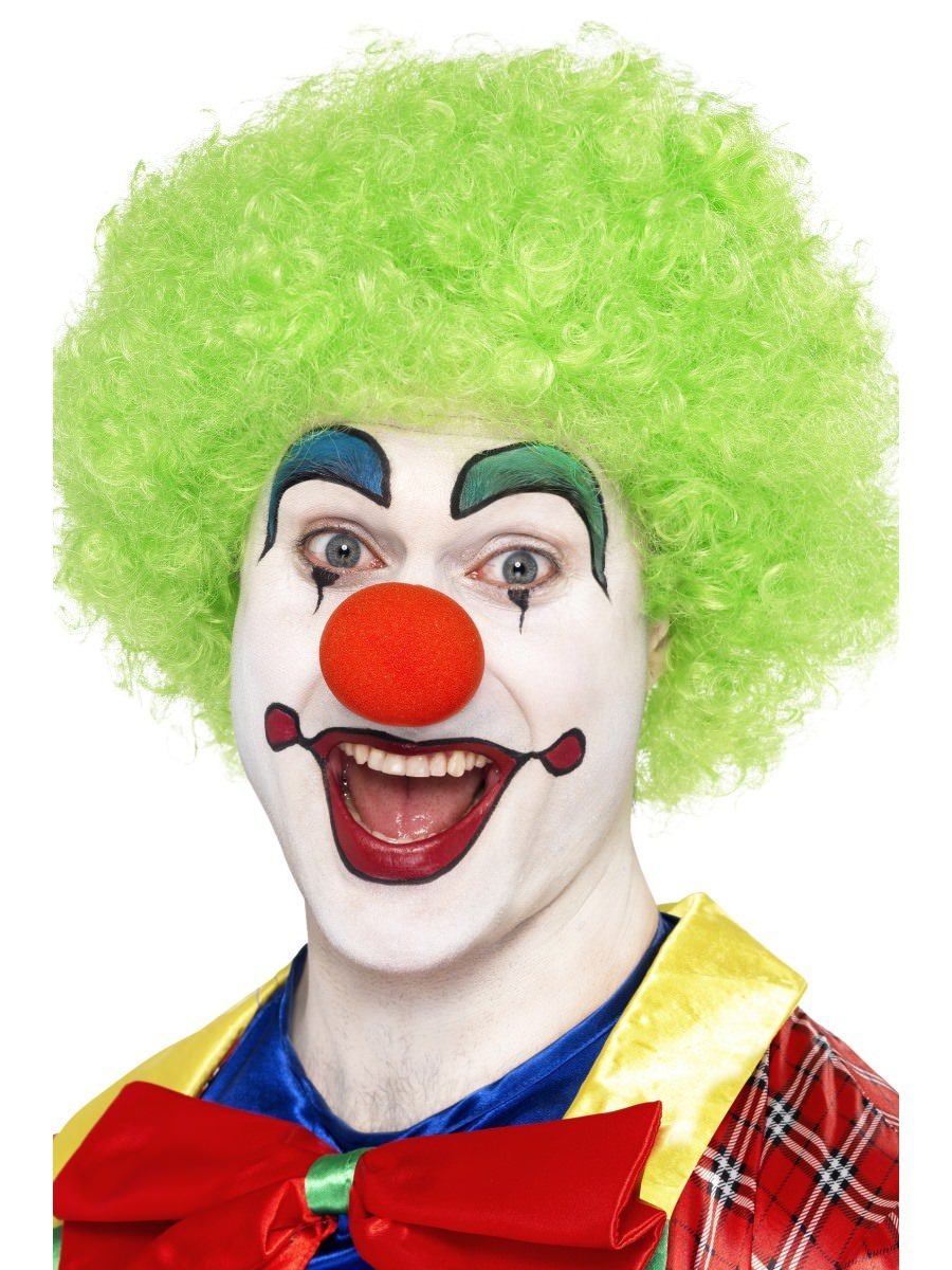 Crazy Clown Wig, Green Alternative View 2.jpg