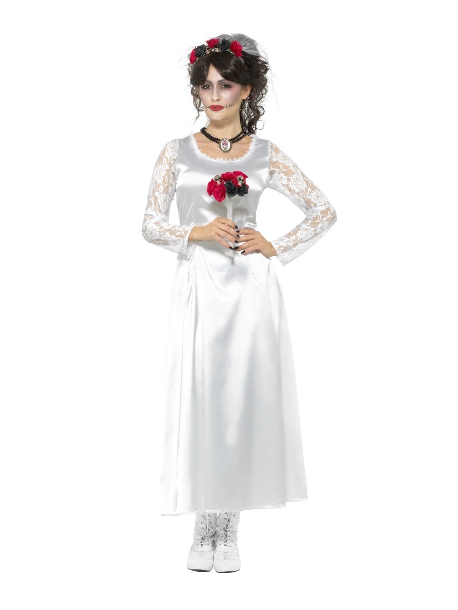 Day of the Dead Bride Costume, White
