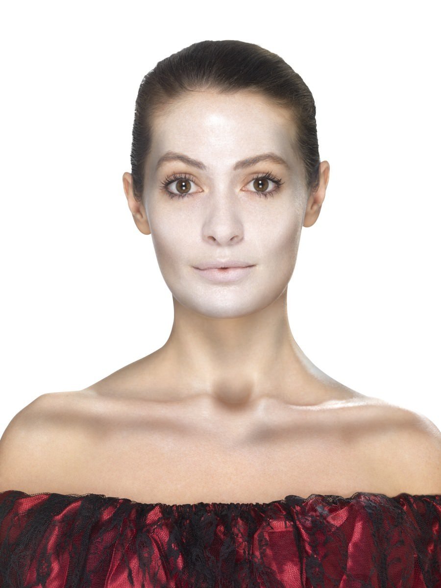 Day of the Dead Face Tattoo Transfers Kit, Red & Black Alternative View 2.jpg