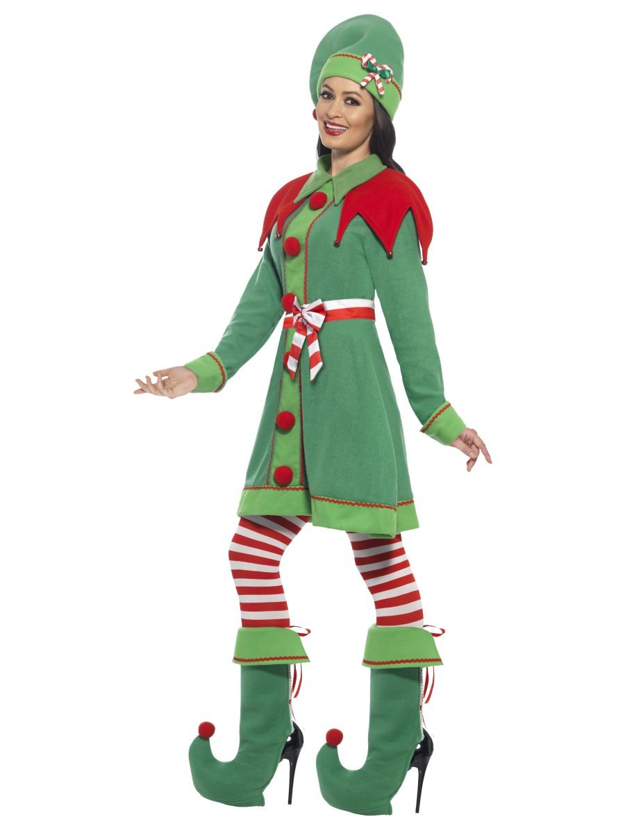 Deluxe Miss Elf Costume Alternative View 1.jpg