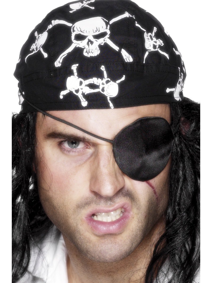 Deluxe Pirate Eyepatch, Black | Smiffys – Smiffys Inc