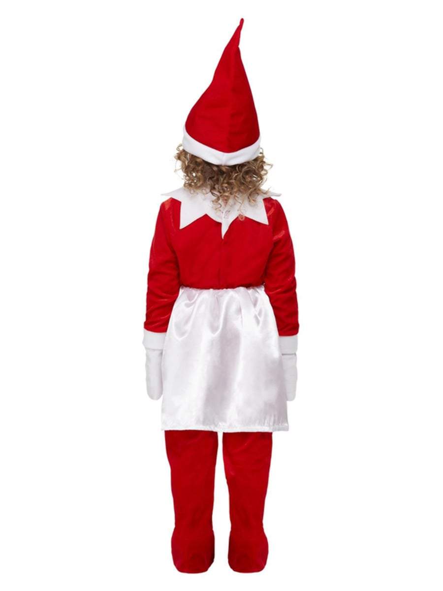 Elf on the Shelf Girl Costume Back Image