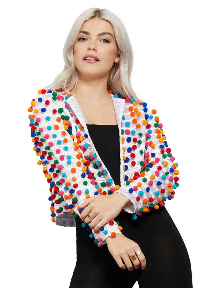 Fever Pom Pom Festival Jacket Rainbow