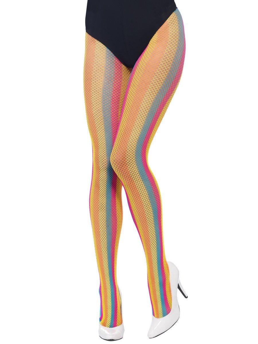 Fishnet Tights, Neon Stripes