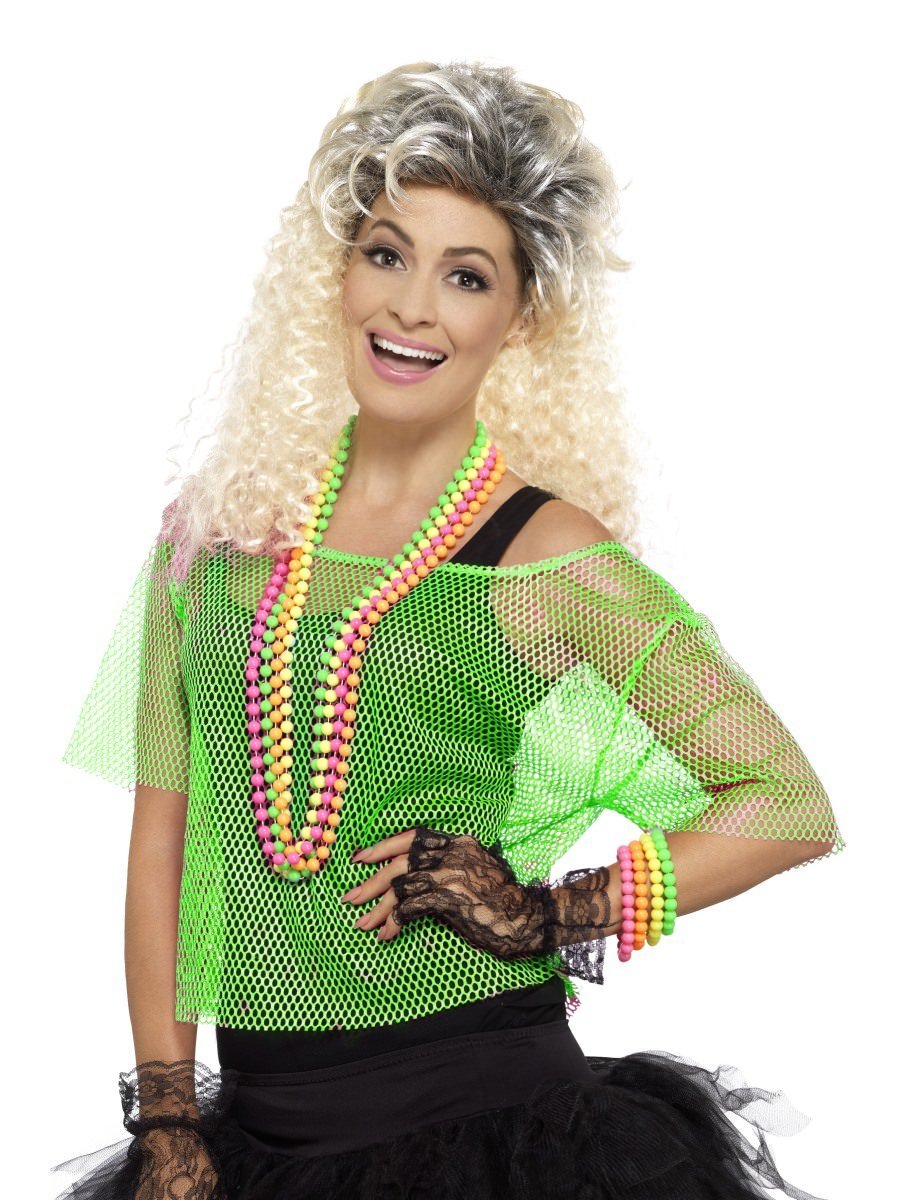 Fishnet Top, Neon Green