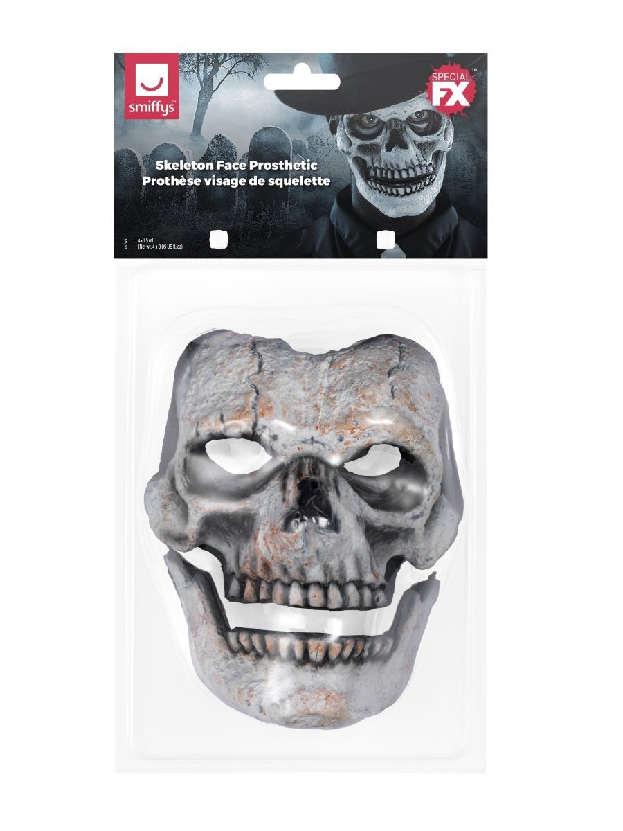 Foam Latex Skeleton Face Prosthetic Alternative View 6.jpg