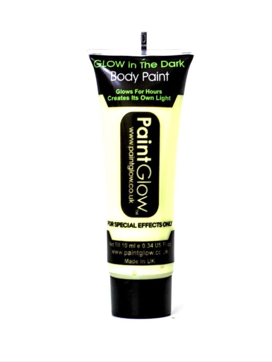 Glow in the Dark Body Paint, Clear, 10ml