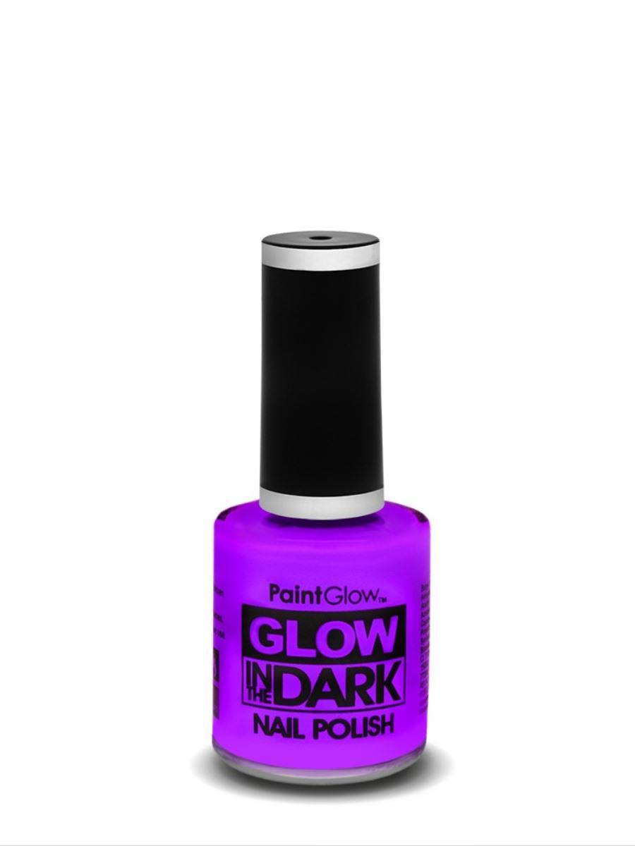 Glow in the Dark Nail Polish, Violet, 10ml