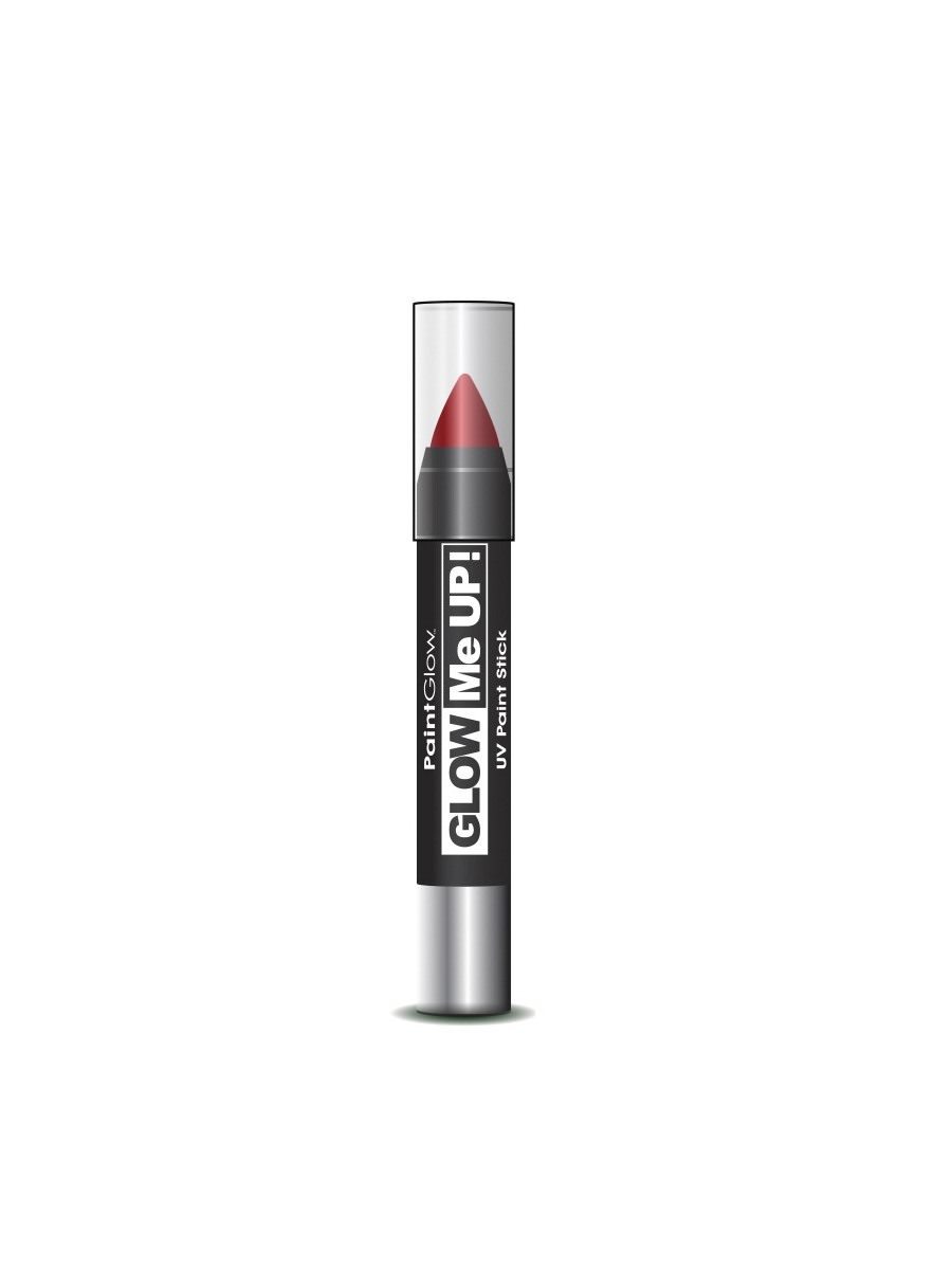 Glow Me Up UV Paint Stick, Red, 3.5g