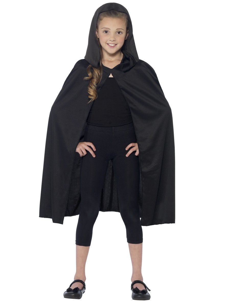 Hooded Cape, Black
