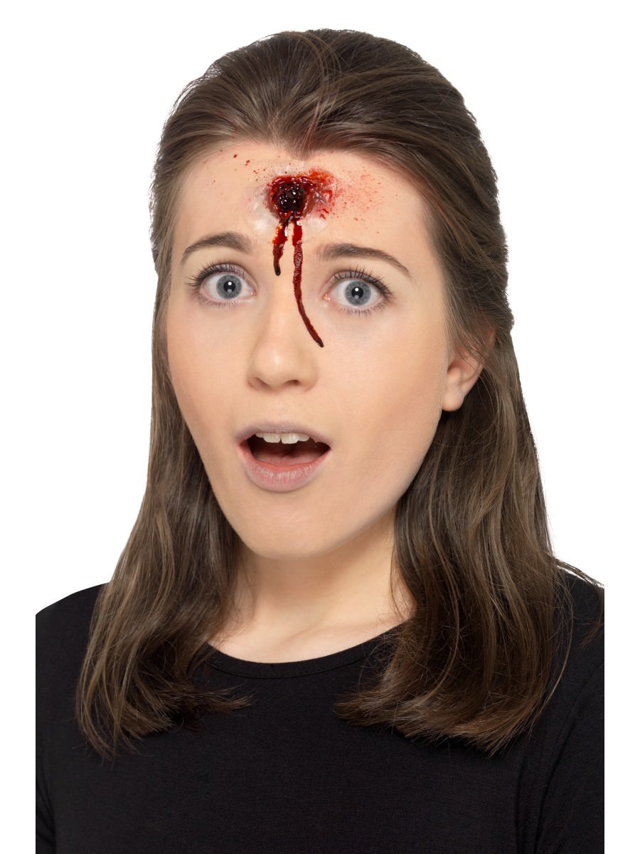 Latex Hole In The Head Prosthetic