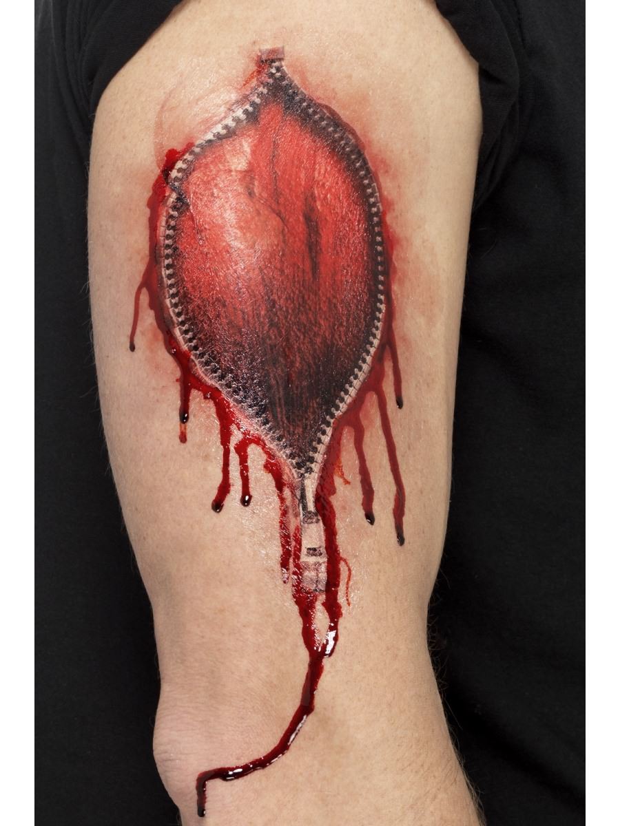 Ripped Skin Tattoo Transfer