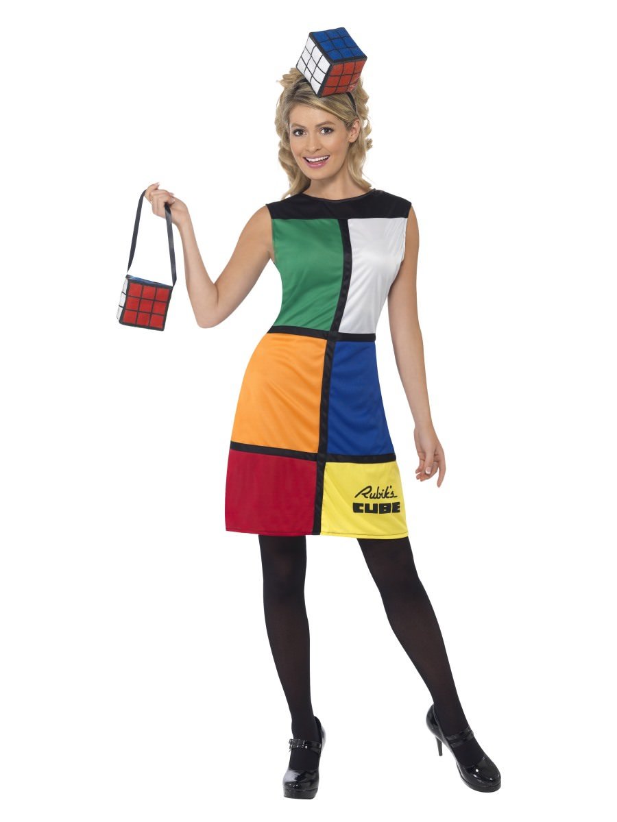 Rubik's Cube Costume, with Headband