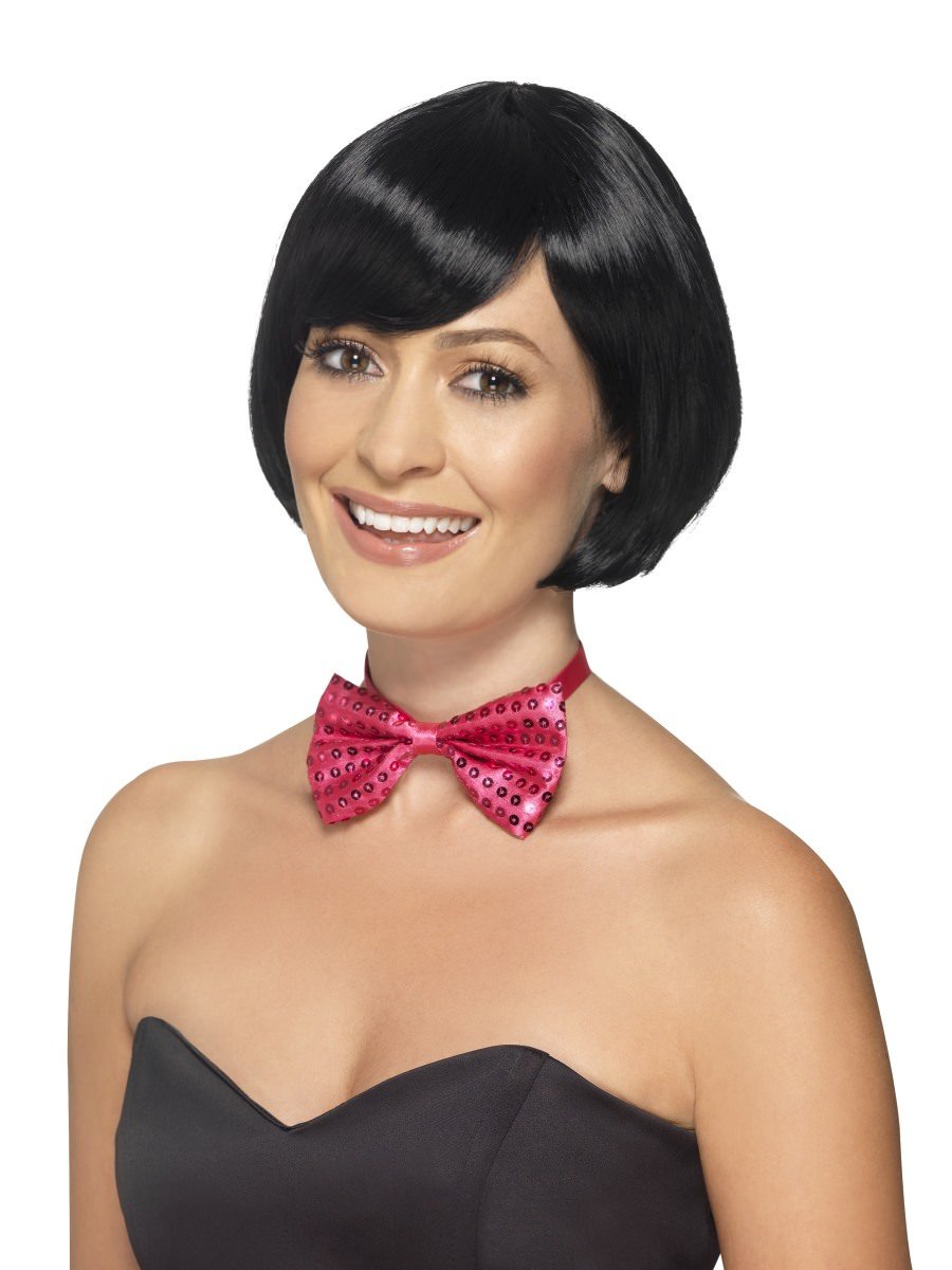 Sequin Bow Tie, Pink Alternative View 1.jpg