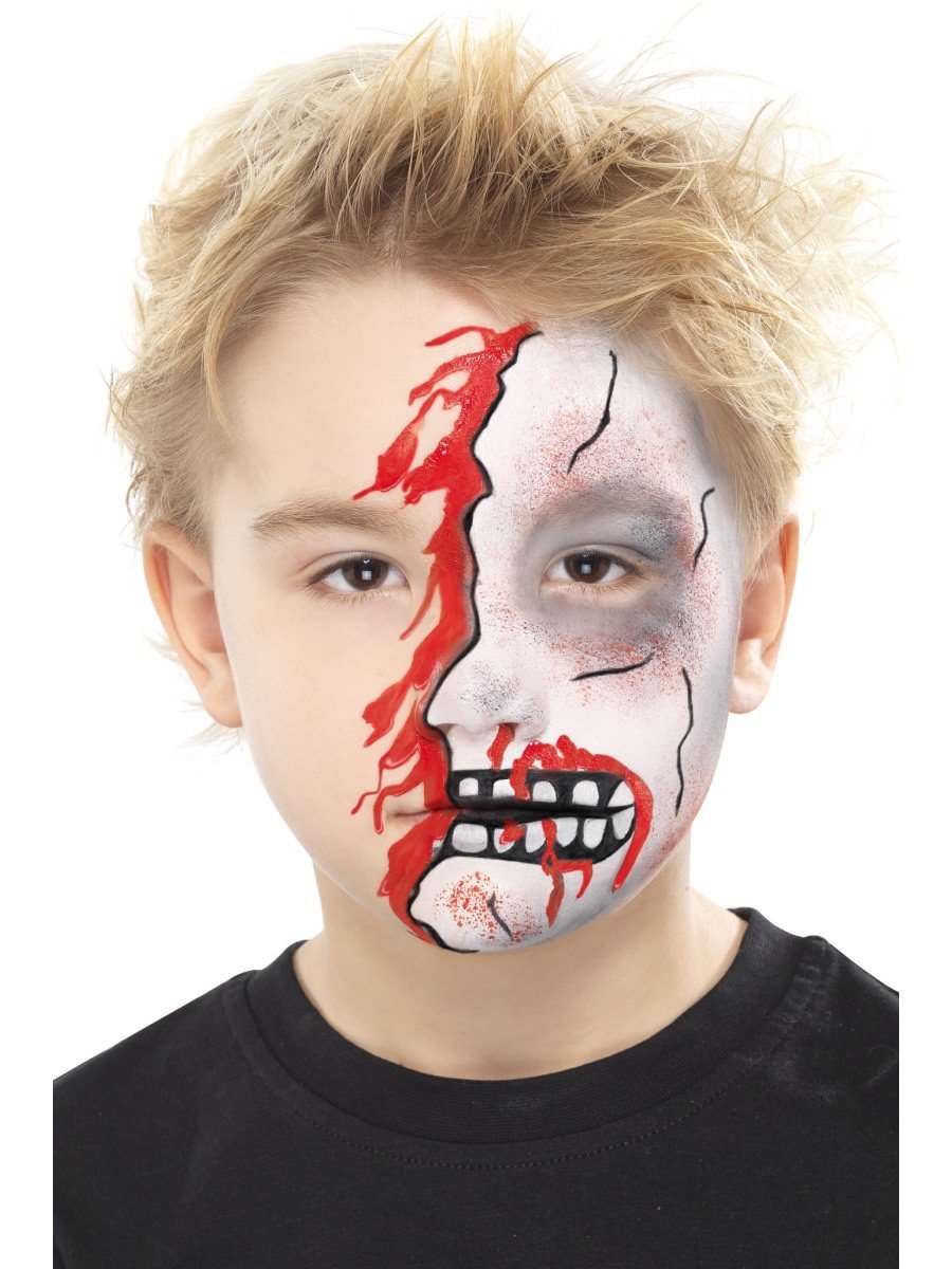 Childs Pirate Fancy Dress Make Up Set Book Day Face Paint Kit by Smiffys