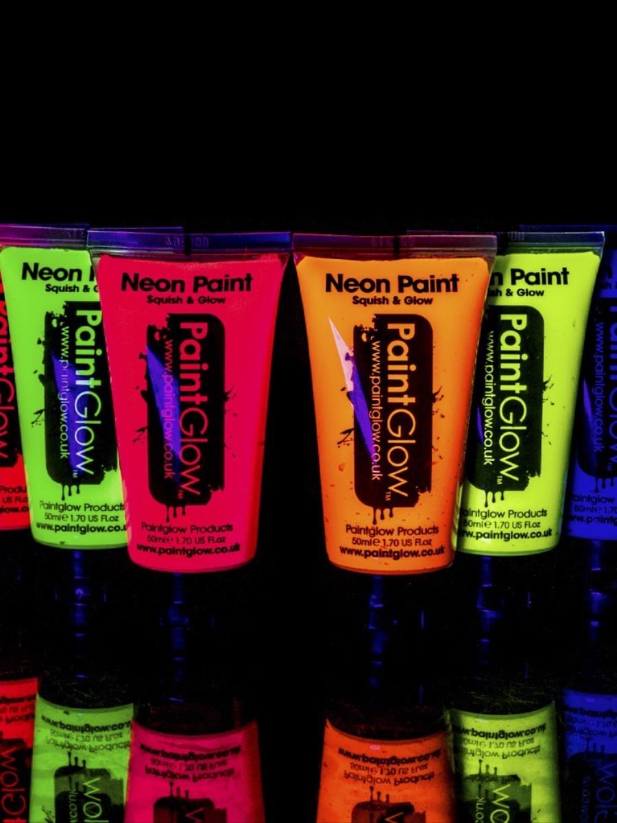 UV Face & Body Paint, Blue, 50ml Alternative View 1.jpg