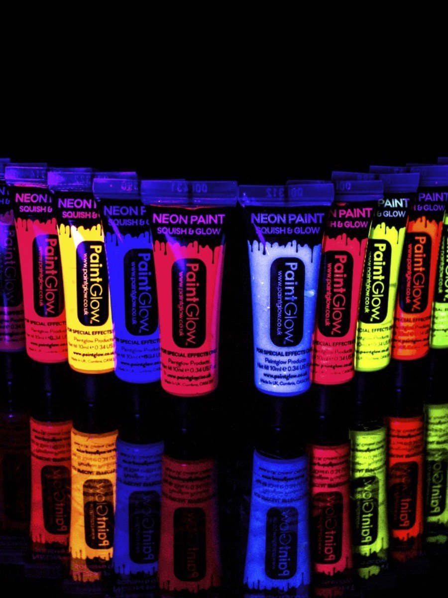 UV Face & Body Paint, White, 10ml Alternative View 1.jpg