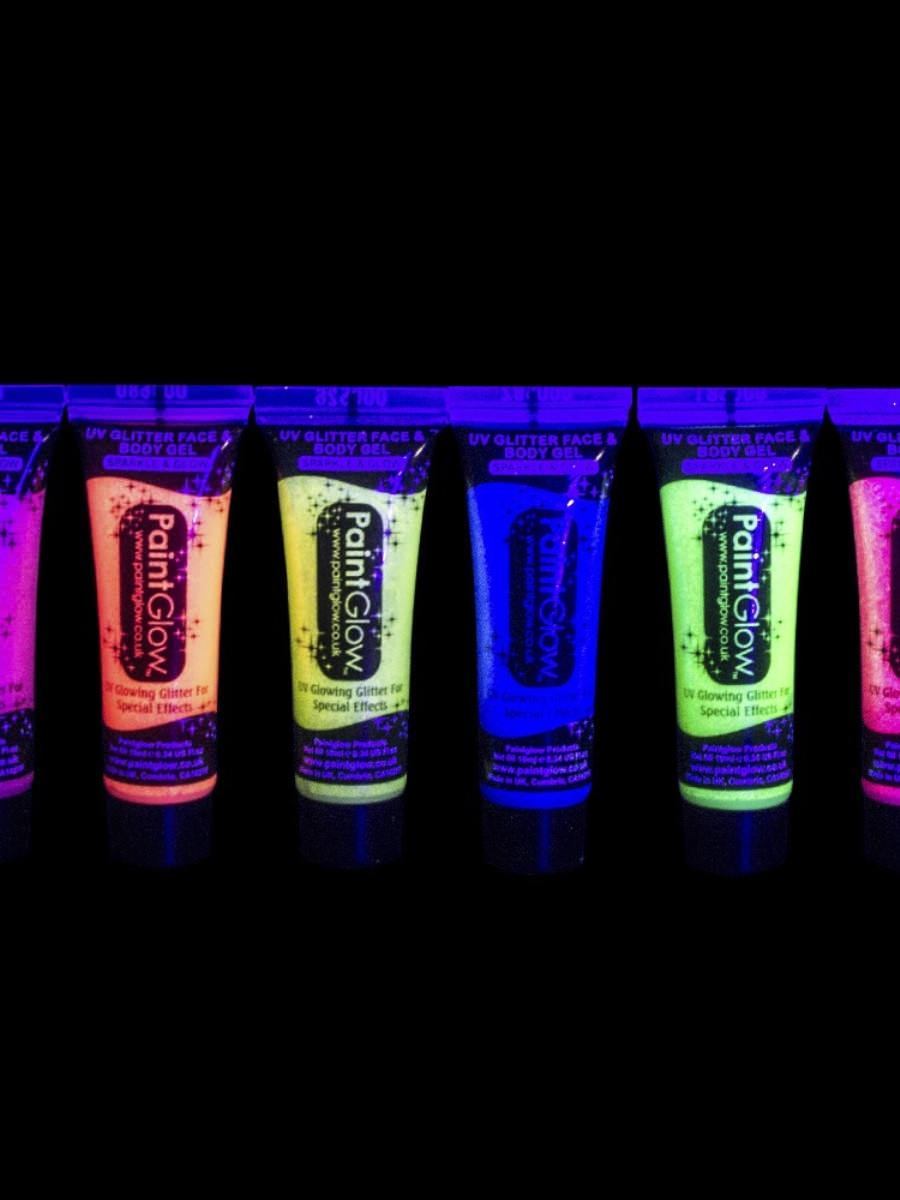 UV Glitter Body Gel, Peach, 10ml Alternative View 1.jpg