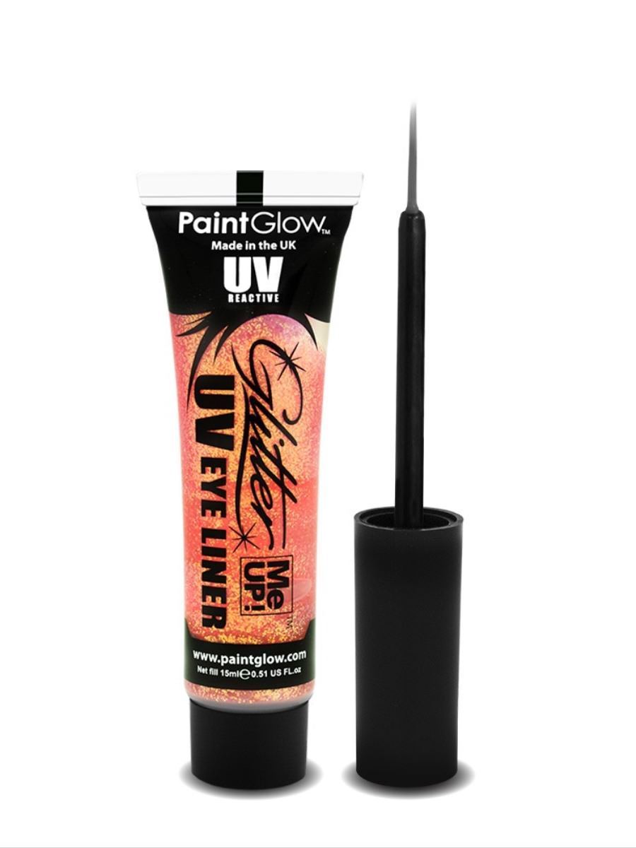 UV Glitter Me Up Eyeliner, Peach, 15ml