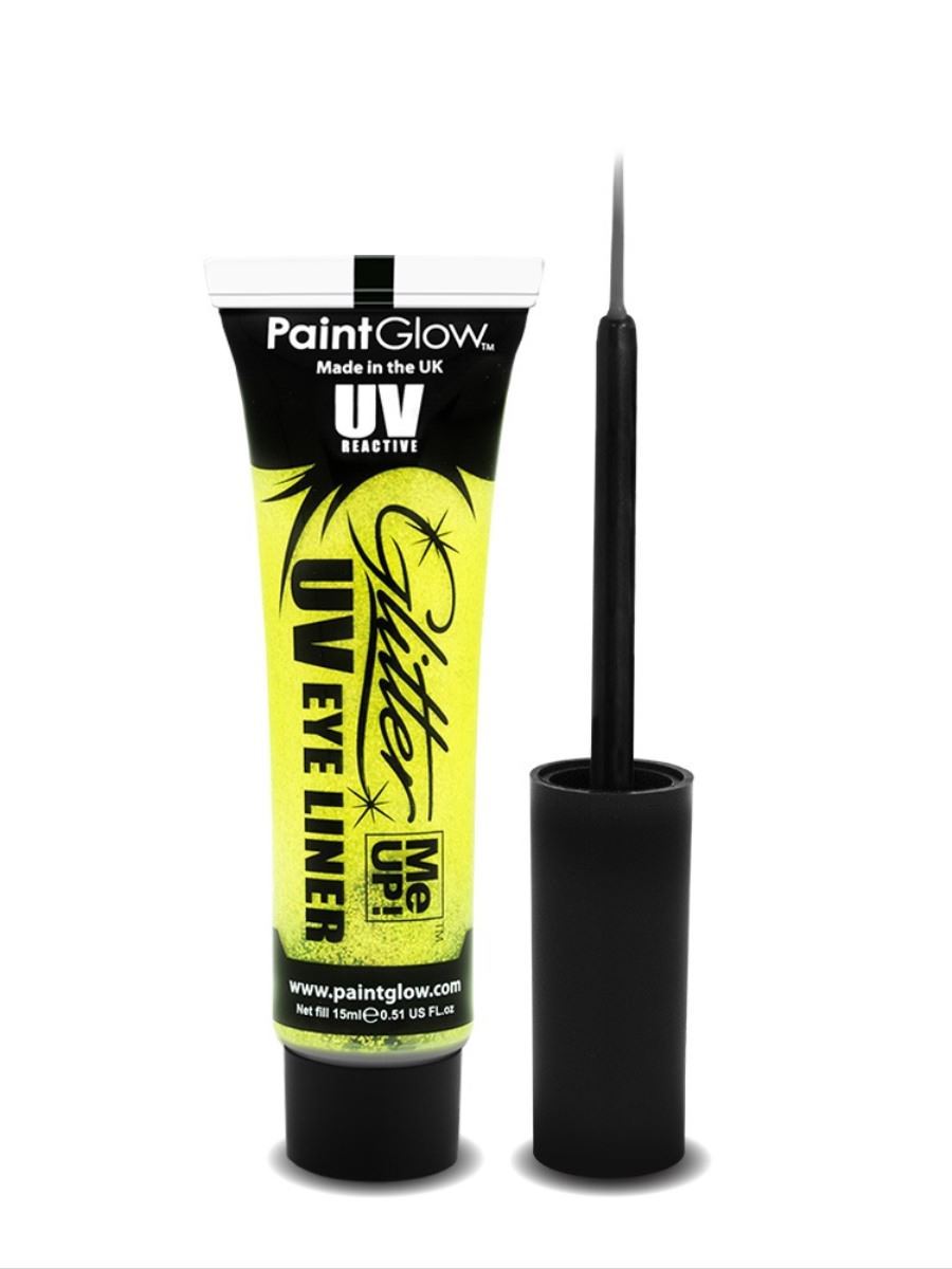 UV Glitter Me Up Eyeliner, Yellow, 15ml