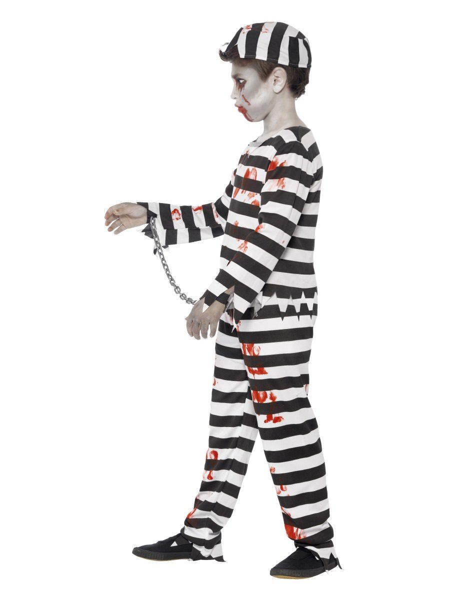 Zombie Convict Costume, Black Alternative View 1.jpg