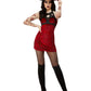 Fever Satanic Witch Costume, Red