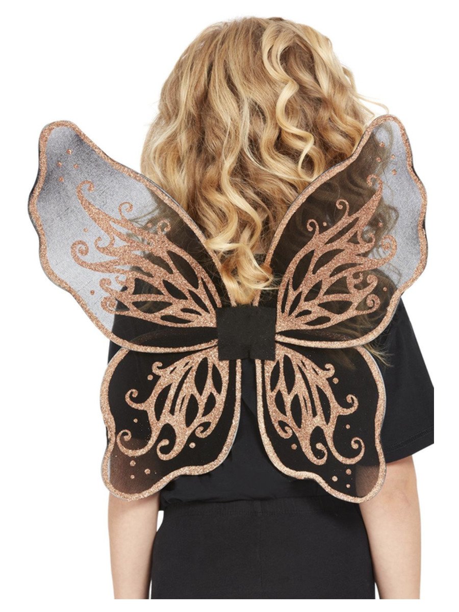 Dark Botanicals Butterfly Wings, Gold