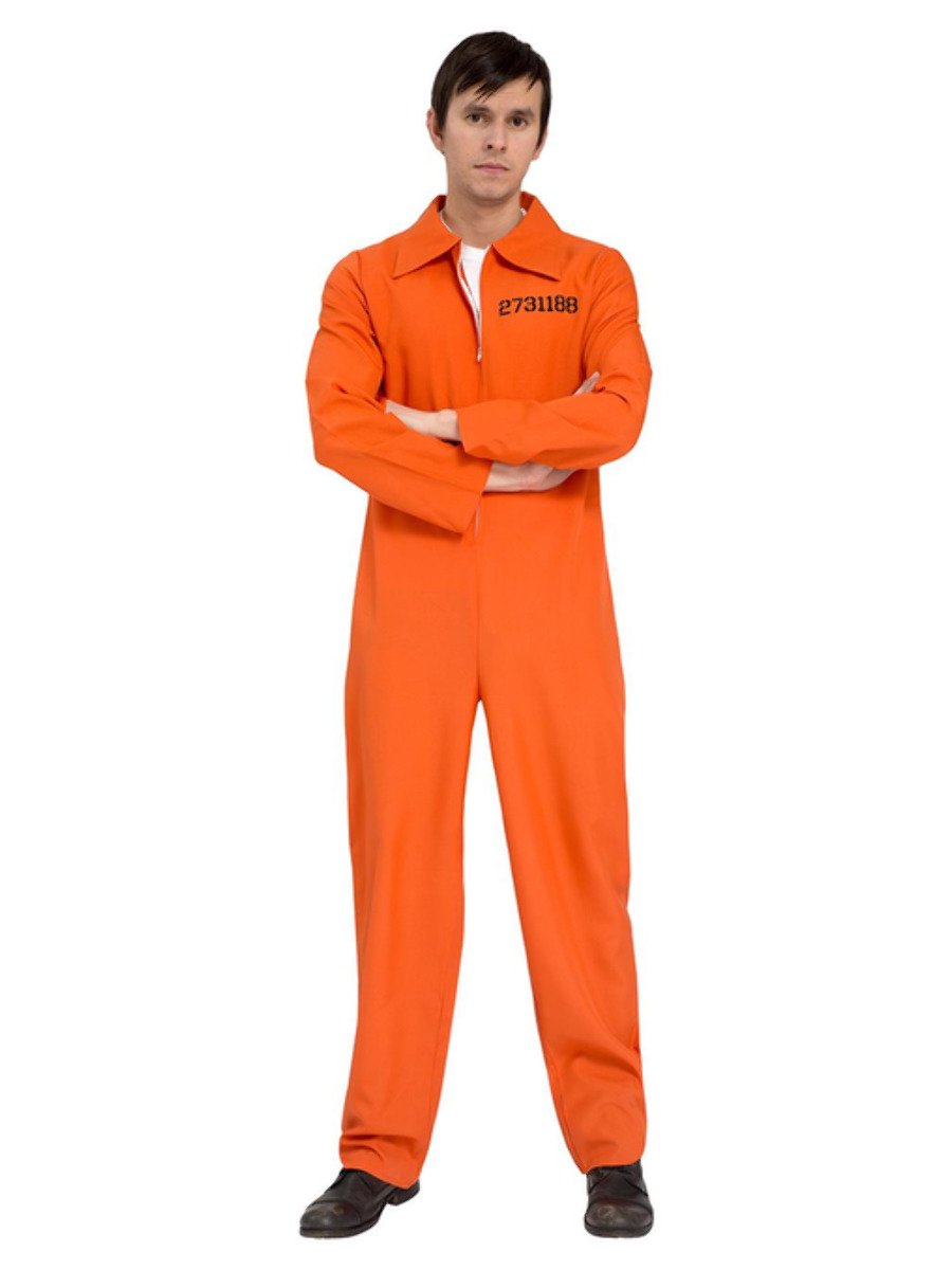 Mens Orange Prisoner Costume