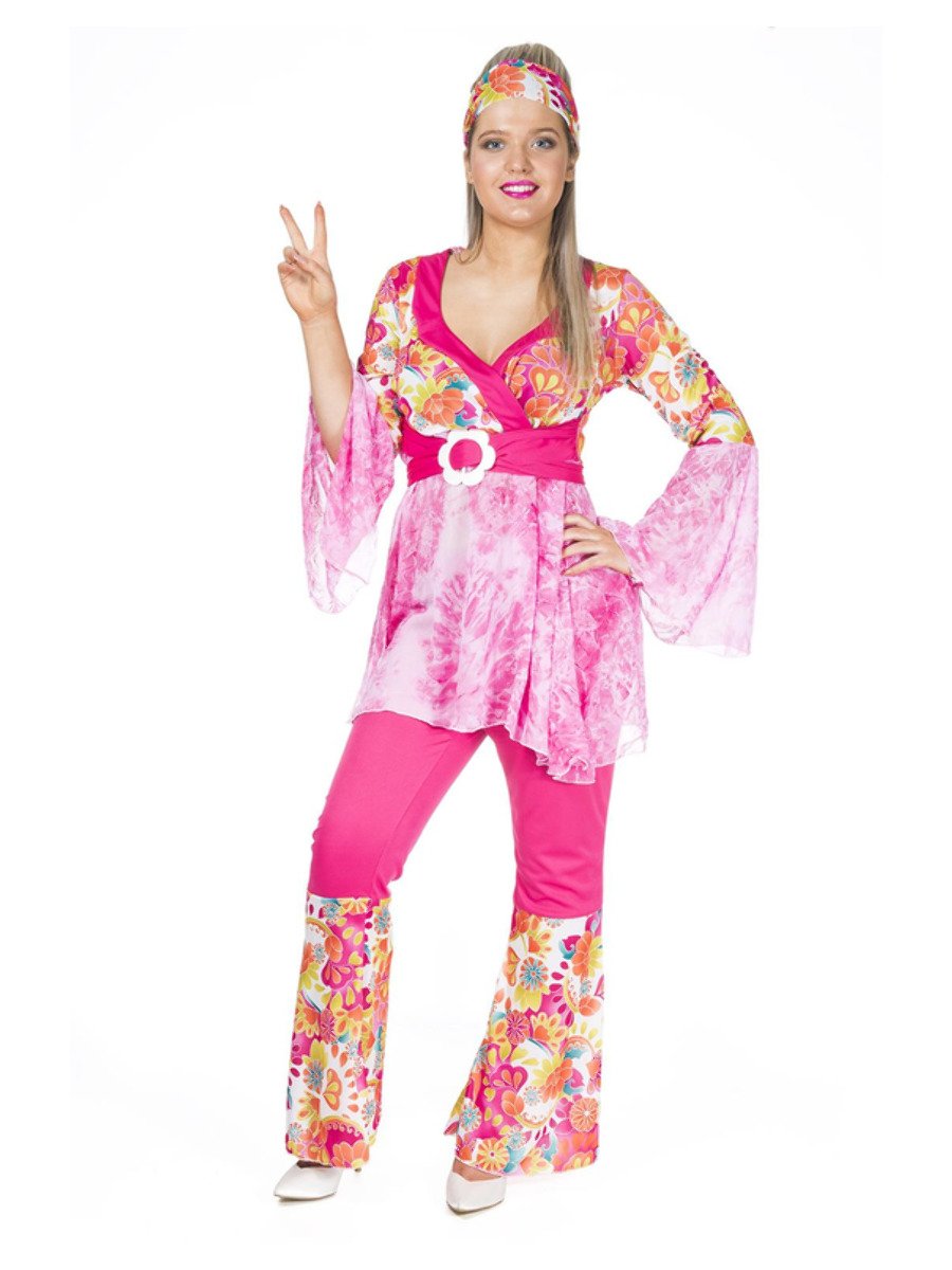Adult Woman's Hippies Costume, 5 Assorted