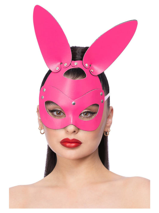 Fever Pink Mock Leather Rabbit Mask