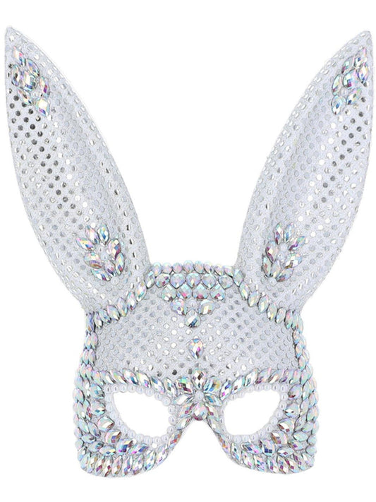 Fever Silver Jewel Bunny Mask