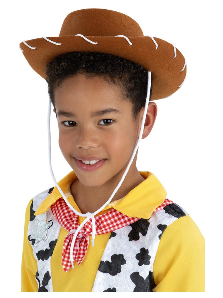 Cowboy Stitched Hat, Brown