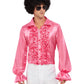 60s Ruffled Shirt, Hot Pink Alt1