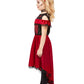 Girls Day of the Dead Devil Costume Alt1