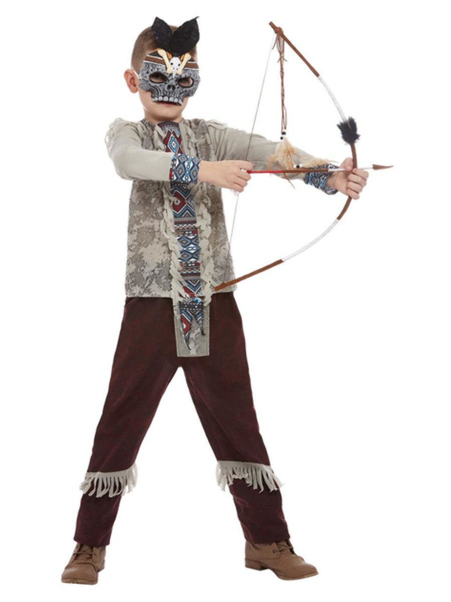 Boys Dark Spirit Warrior Costume Alt1