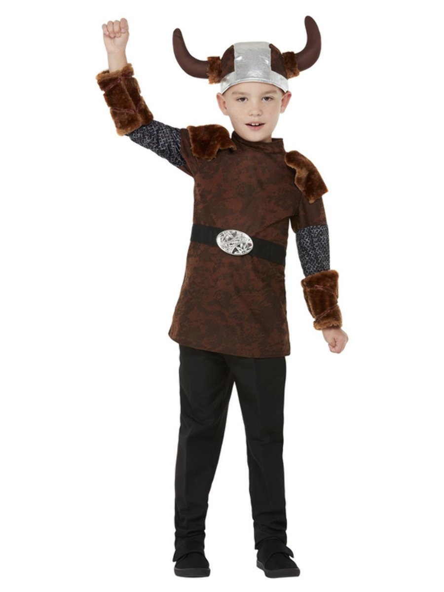Boys Viking Warrior Costume Alt1