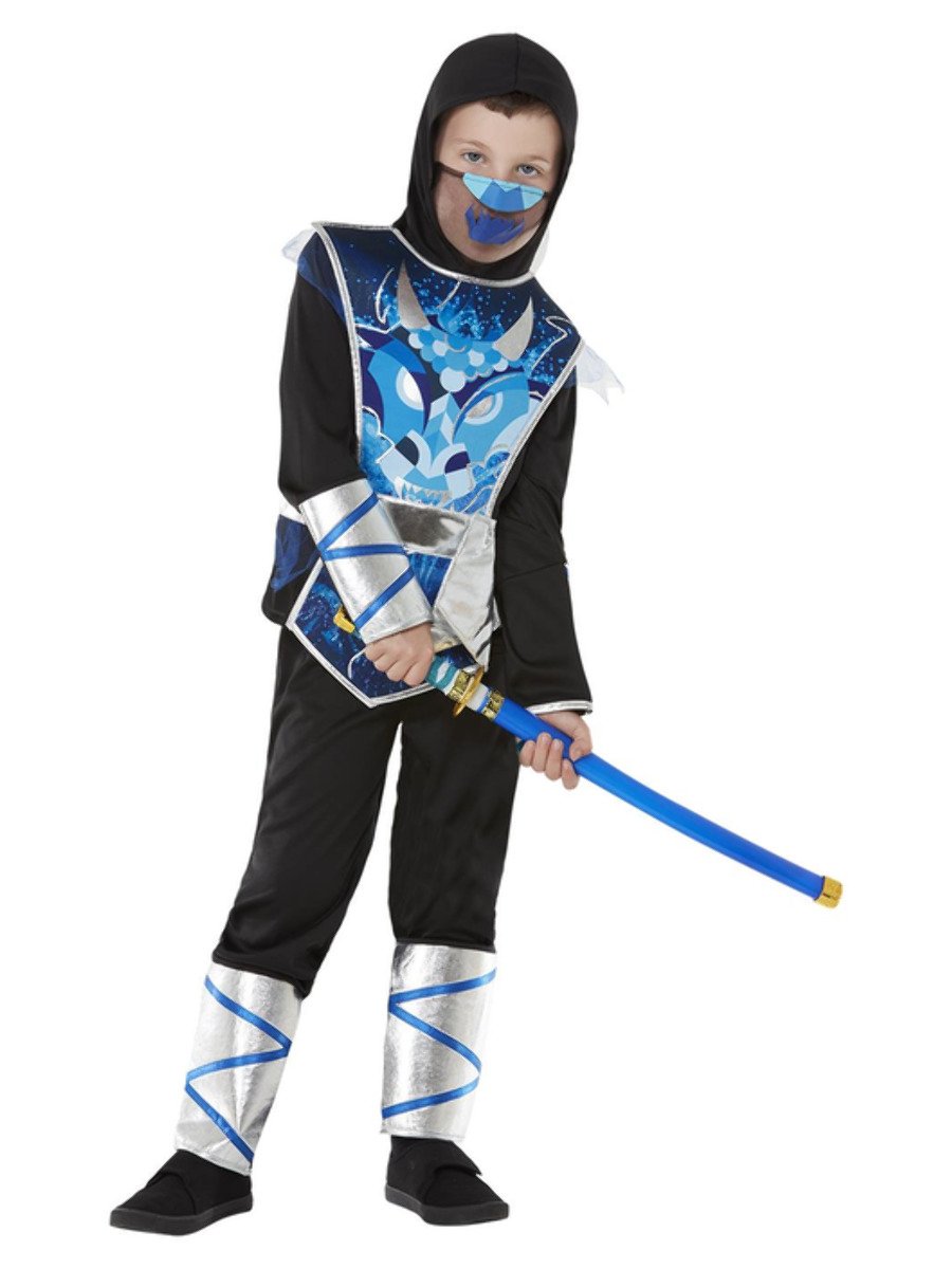 Boys Ninja Warrior Costume Alt1