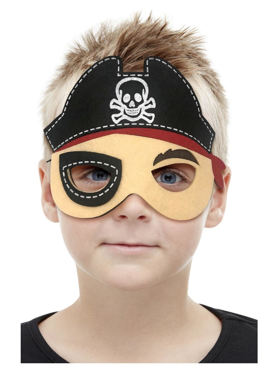 Kids Pirate Felt Mask