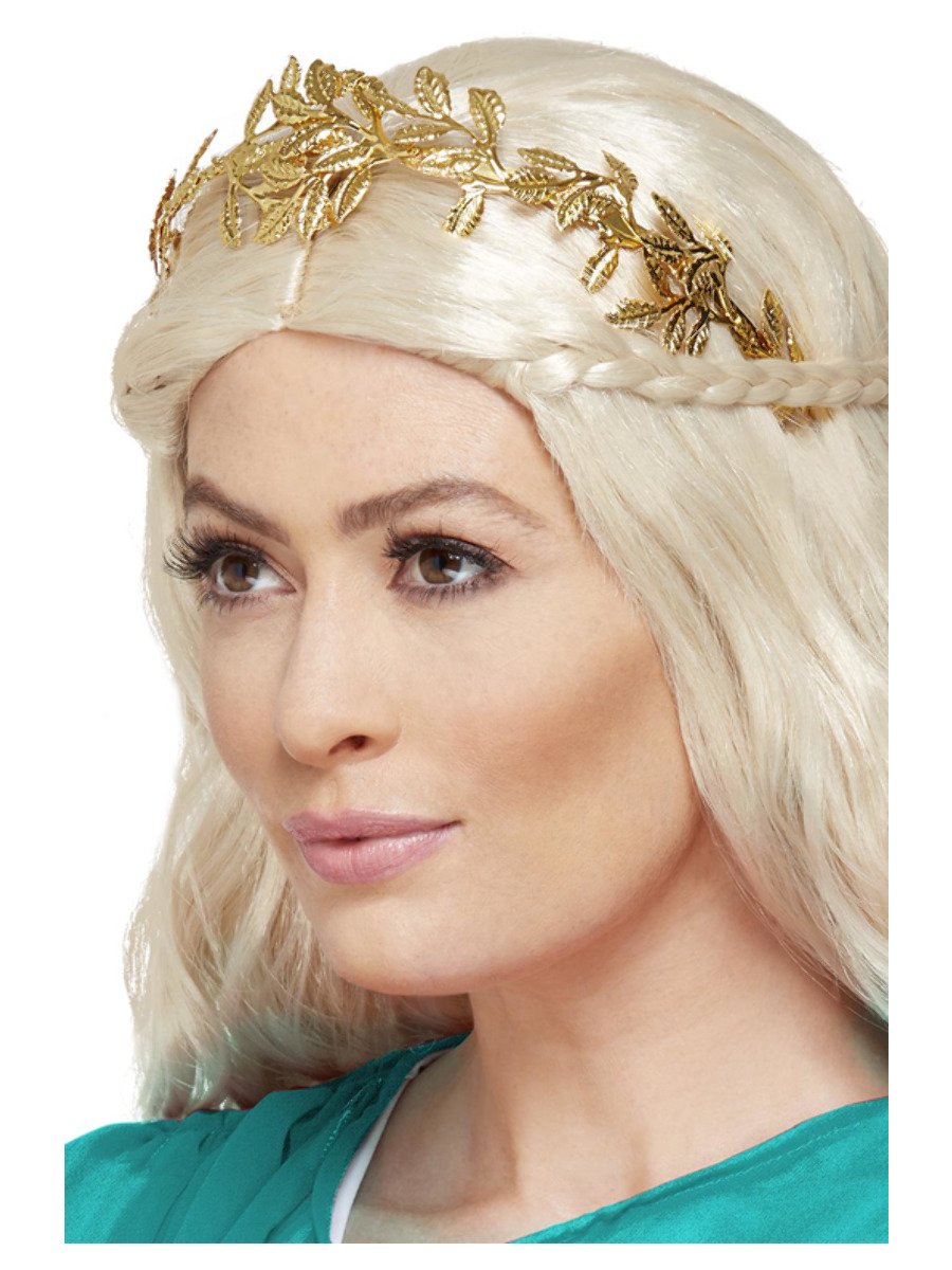 Grecian Leaf Headband, Gold