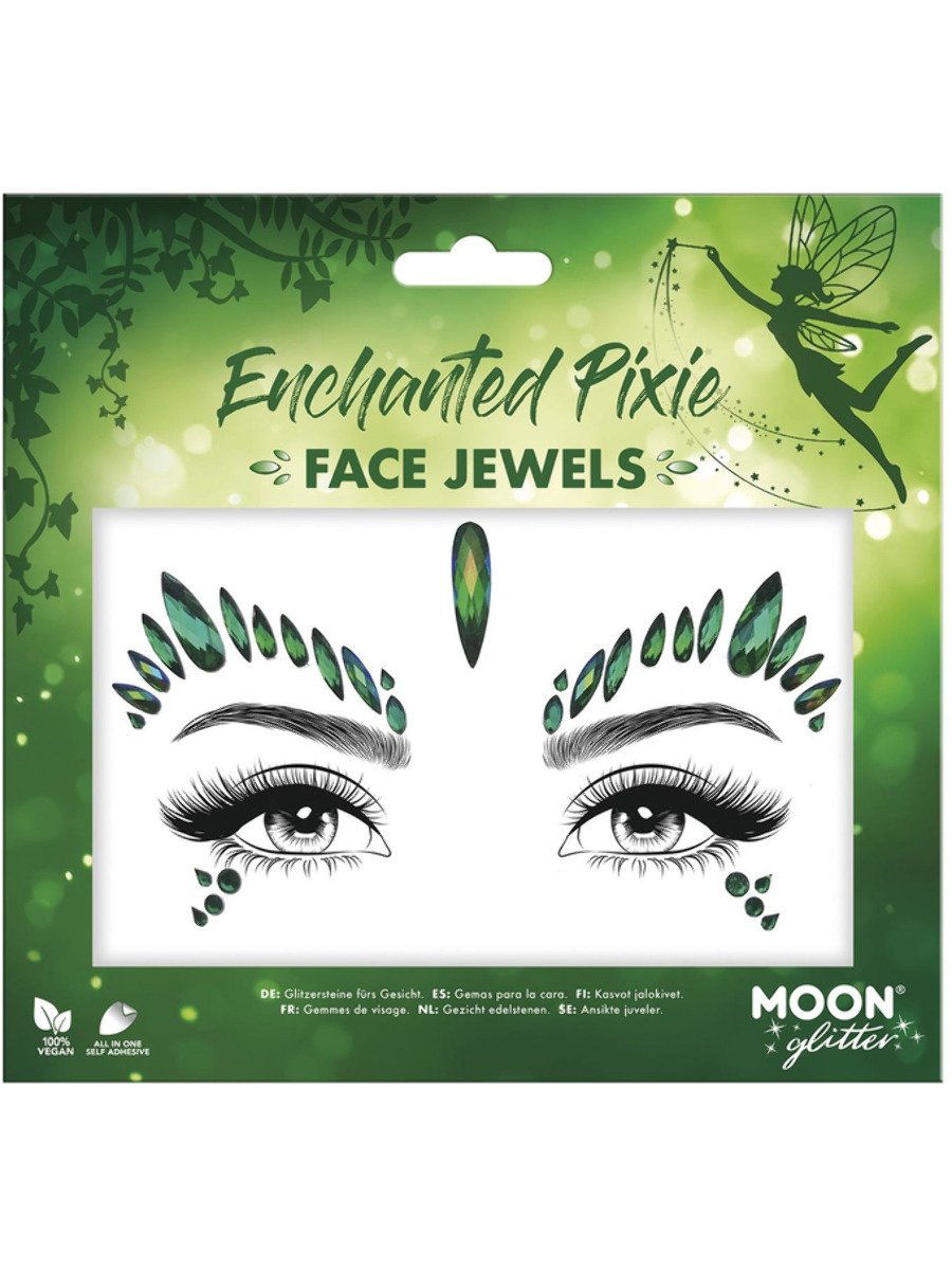 Moon Glitter Face Jewels, Enchanted Pixie